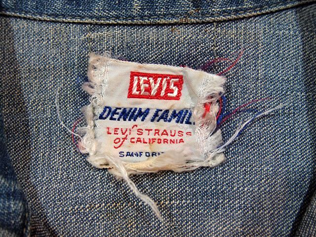 sLEVI'SDENIM FAMILYデニムランチジャケット   古着屋HamburgCafe