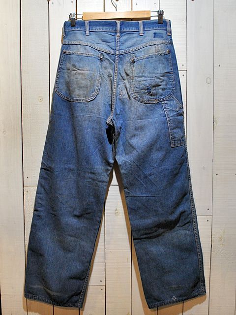 1940sデニムペインターパンツ w32 - 古着屋HamburgCafe