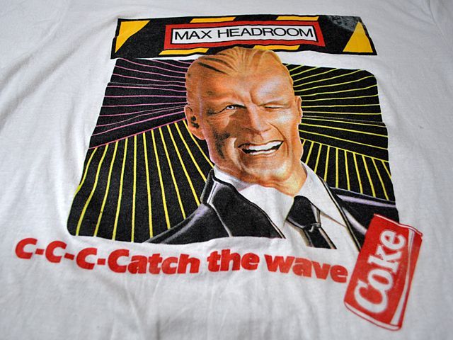 USA製　80s　Max Headroom マックスヘッドルーム Tシャツ 貴重