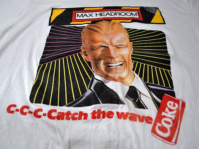 80sヴィンテージ Max Headroom　マックスヘッドルーム  Tee