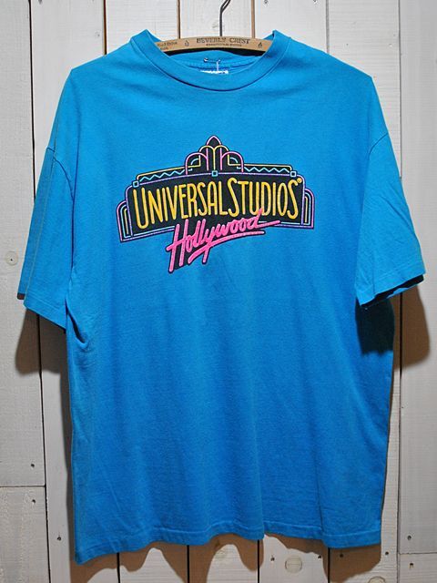 1990sユニバーサルスタジオハリウッドtシャツ 古着屋hamburgcafe