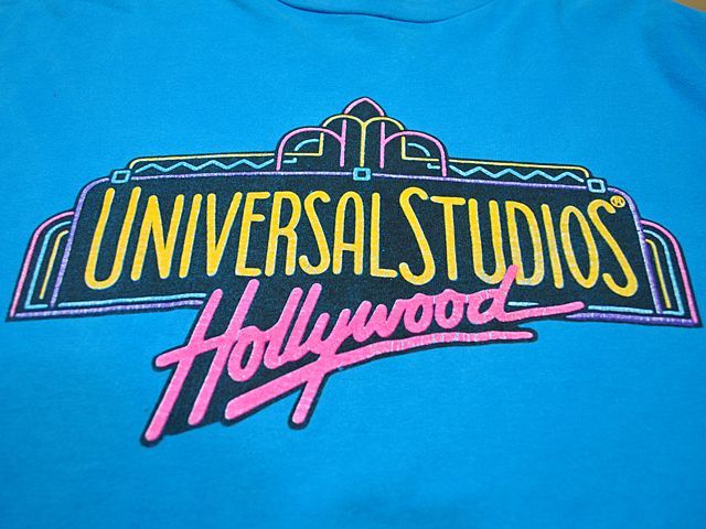 1990sユニバーサルスタジオハリウッドtシャツ 古着屋hamburgcafe
