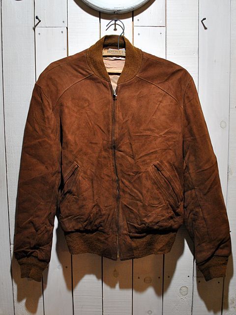50s ヴィンテージ ヌバックレザー スポーツジャケット Jacket-