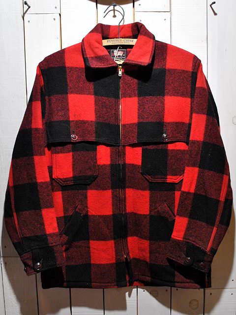 50s Woolrich ウールリッチ　チェック ウール マッキーノ ジャケット