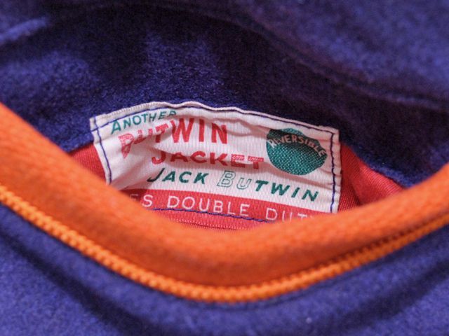 1950s〜【BUTWIN】リバーシブルスタジャン メルトン×サテン - 古着屋