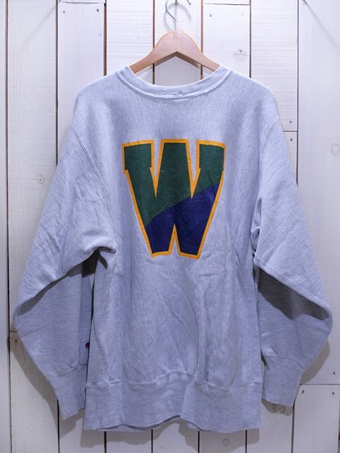 1990s【Champion】リバースウィーブスウェット XL バックプリントあり