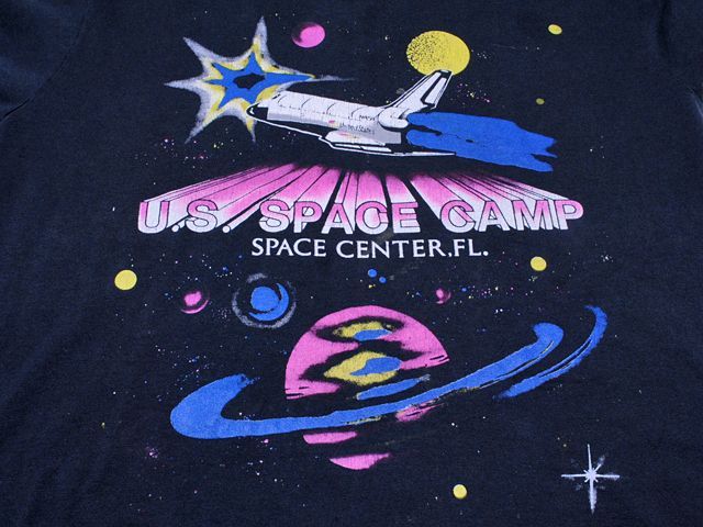 1990s NASA US.SPACE CAMP Tシャツ 表記L - 古着屋HamburgCafe