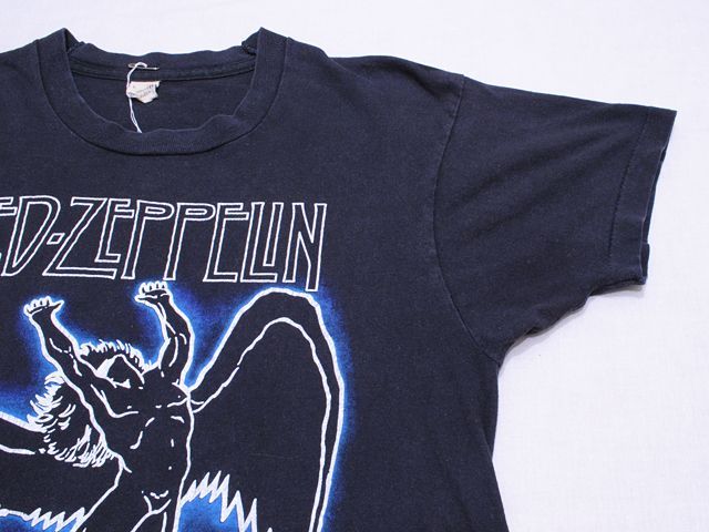 1980s LED ZEPPELINバンドTシャツ 表記L - 古着屋HamburgCafe