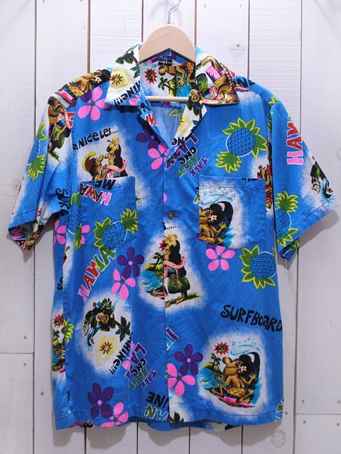 70’s Made In Hawaii コットン ハワイアンシャツ