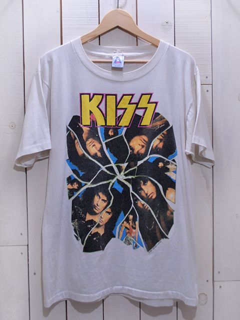 1980s KISS-I WENT CRAZY WITH KISS バンドTシャツ 表記XL - 古着屋