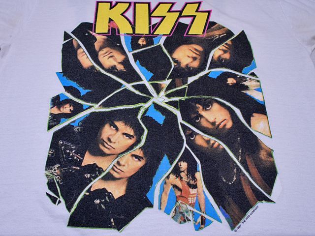 1980s KISS-I WENT CRAZY WITH KISS バンドTシャツ 表記XL - 古着屋