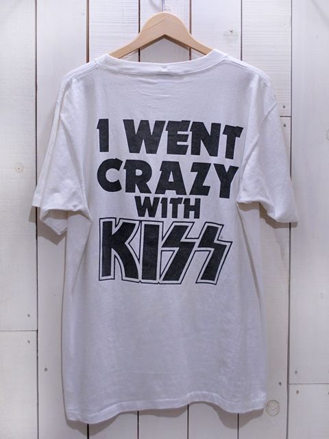 1980s KISS-I WENT CRAZY WITH KISS バンドTシャツ 表記XL - 古着屋