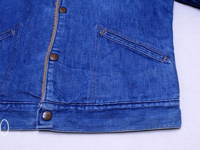 1970s【MAVERICK】デニムボアランチジャケット 実寸38 - 古着屋