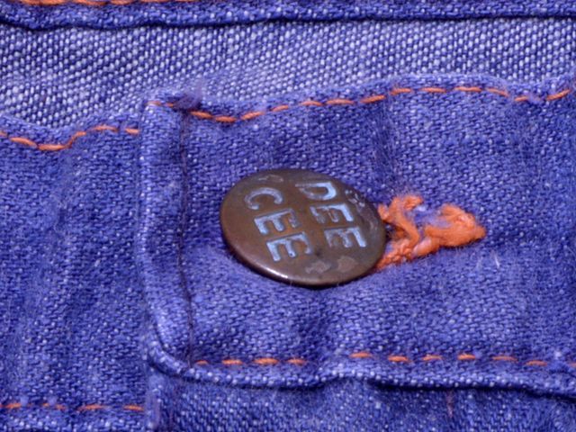 1960s【DEECEE】デニムペインターパンツ 実寸w32 - 古着屋