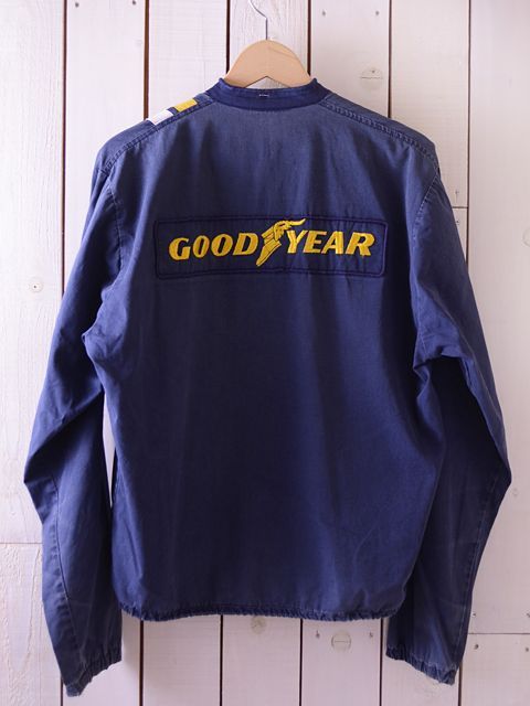 1960s GOOD YEARコットンレーシングジャケット実寸ML - 古着屋HamburgCafe