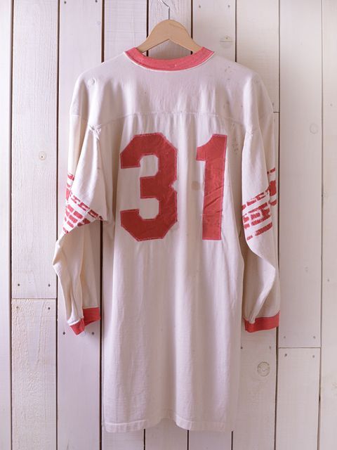 1960s【HANESPORT】ナンバリングフットボールTシャツ 雰囲気系 表記L