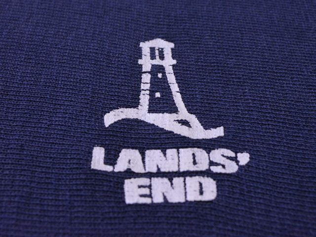 champion LANDS' END リバースウィーブ ダブルネーム Lサイズ
