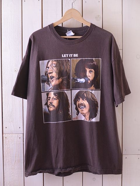 2000s THE BEATLES LET IT BE Tシャツ　表記XL