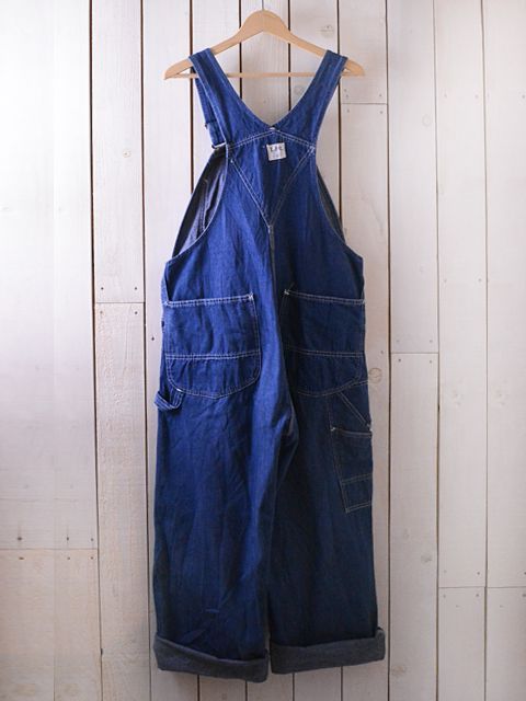 1960s-70s【Lee】JELT DENIMオーバーオール 実寸w36 - 古着屋HamburgCafe