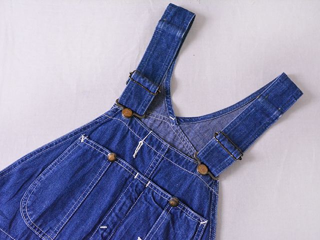 1960s-70s【Lee】JELT DENIMオーバーオール 実寸w36 - 古着屋HamburgCafe