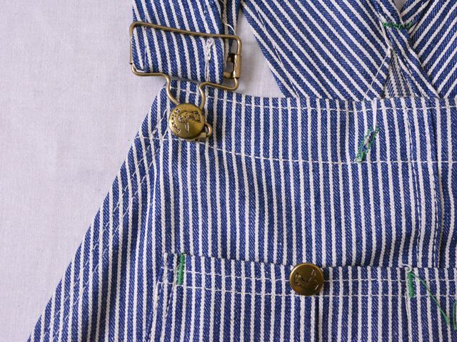 1960s〜【DUCK HEAD】エプロン付きダブルニーヒッコリー