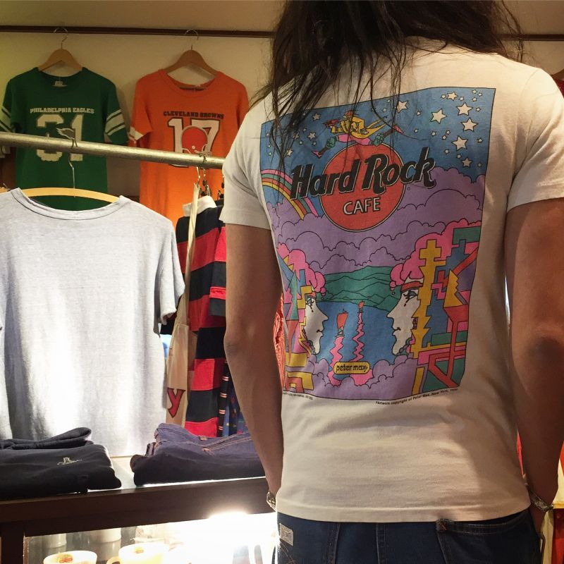 90s ハードロックカフェ　tシャツ　ピーターマックス　アート　XL 90s ハードロックカフェtシャツピーターマックスアートXL