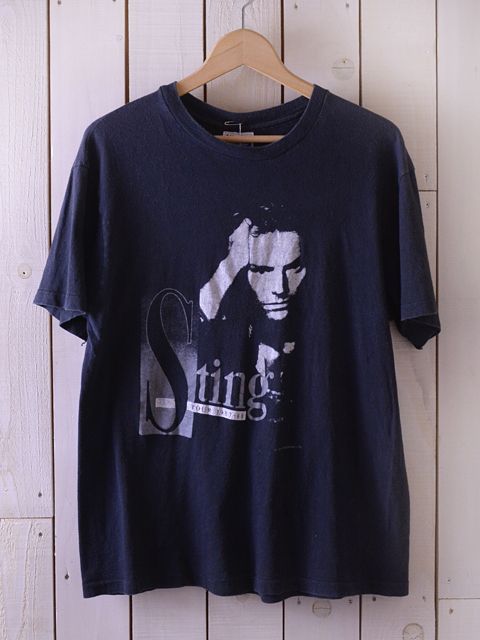 ★スティング　1988年ワールドツアーLA　 Sting　デザイン　Tシャツ　M