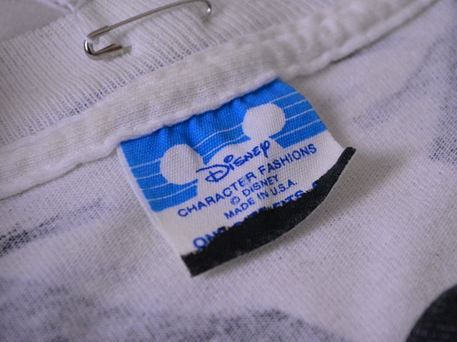 1980s Disney MGM STUDIOS ミッキー総柄Tシャツ 実寸L - 古着屋