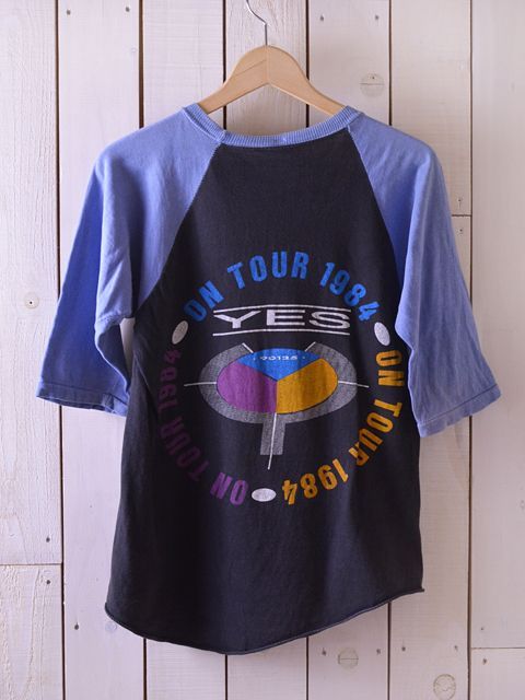 1980s YES パキ綿ツアーTシャツ 表記S - 古着屋HamburgCafe
