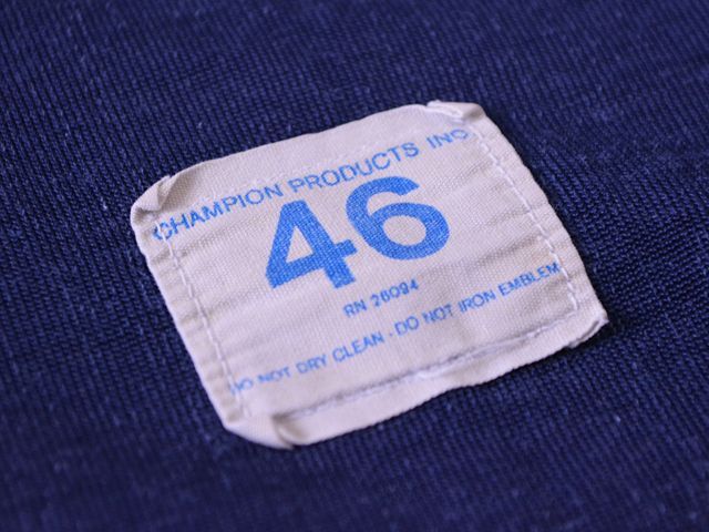 1960s-70s Champion ナンバリングフットボールTシャツ 表記46 - 古着屋 