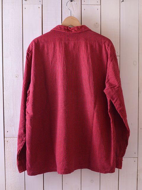 1970s L.L.Bean 千鳥格子プリントネルシャツ　表記L