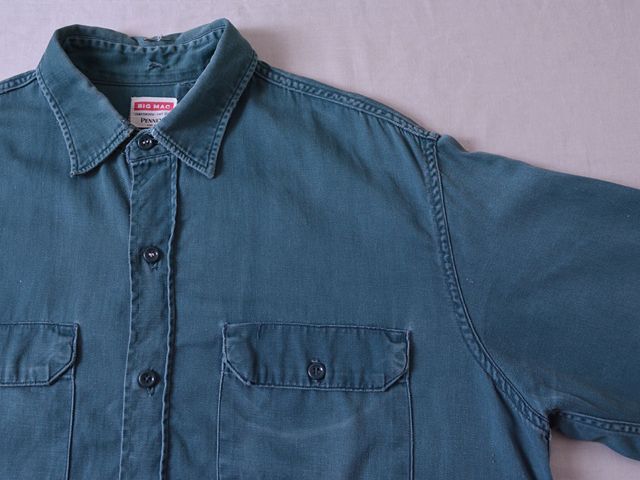 60s BIGMAC ワークシャツ 60年代 60s BIG MAC ビンテージワークシャツ - Fresh Service NECESSARY