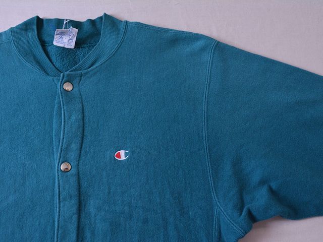 1990s Champion リバースウィーブスナップカーディガン 表記L - 古着屋