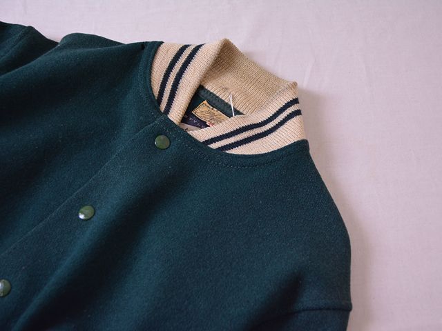 1950s H.L.Whiting オールメルトンスタジャン 表記44 - 古着屋HamburgCafe