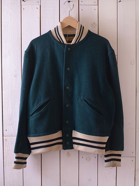 1950s H.L.Whiting オールメルトンスタジャン 表記44 - 古着屋HamburgCafe