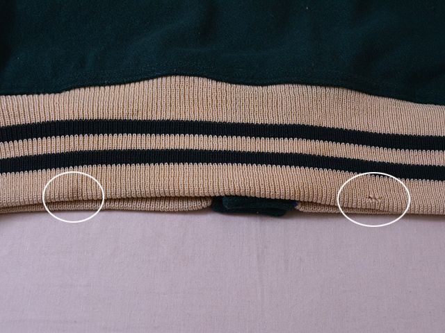 1950s H.L.Whiting オールメルトンスタジャン 表記44 - 古着屋HamburgCafe