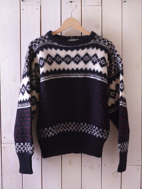 WILLIAM SCHMIDT Co OSLO ノルディックウールセーター MADE IN NORWAY