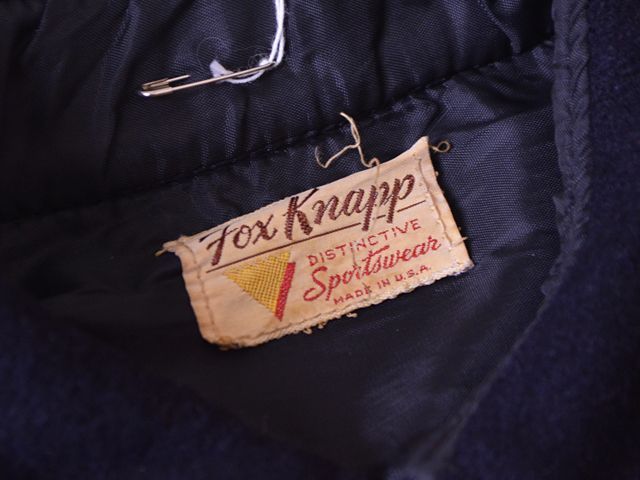 1960s Fox Knapp CPOシャツ 実寸S - 古着屋HamburgCafe