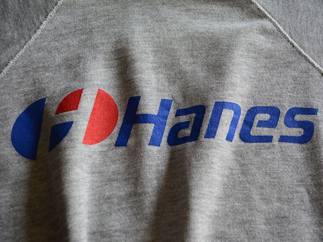 1980s Hanes ロゴスウェット 表記L - 古着屋HamburgCafe