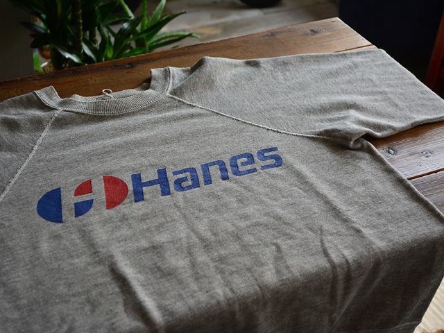 1980s Hanes ロゴスウェット 表記L - 古着屋HamburgCafe