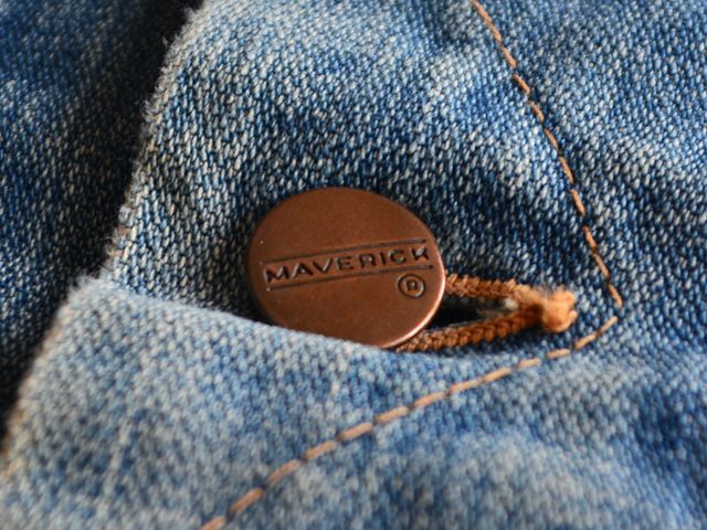 1970s MAVERICK デニムジャケット 表記46 - 古着屋HamburgCafe