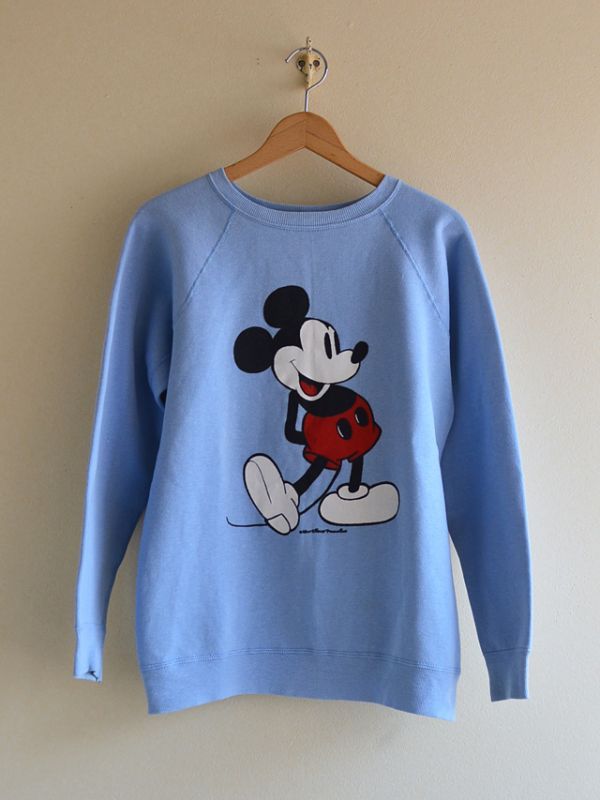 1970s〜 Mickey Mouse スウェット 実寸L - 古着屋HamburgCafe