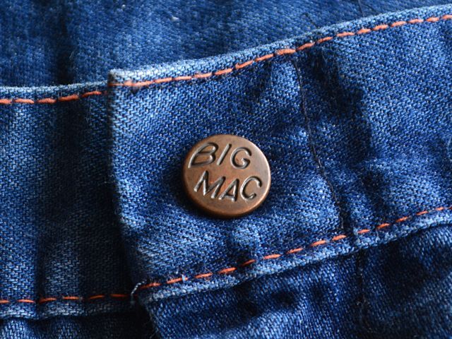 1970s BIG MAC デニムペインターパンツ 表記w36 - 古着屋HamburgCafe