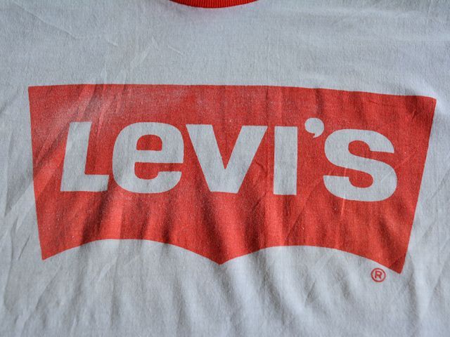 1980s Levi's オリンピックリンガーTシャツ モスクワ五輪 表記M - 古着