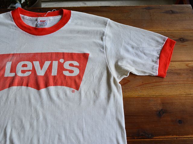 1980s Levi's オリンピックリンガーTシャツ モスクワ五輪 表記M - 古着