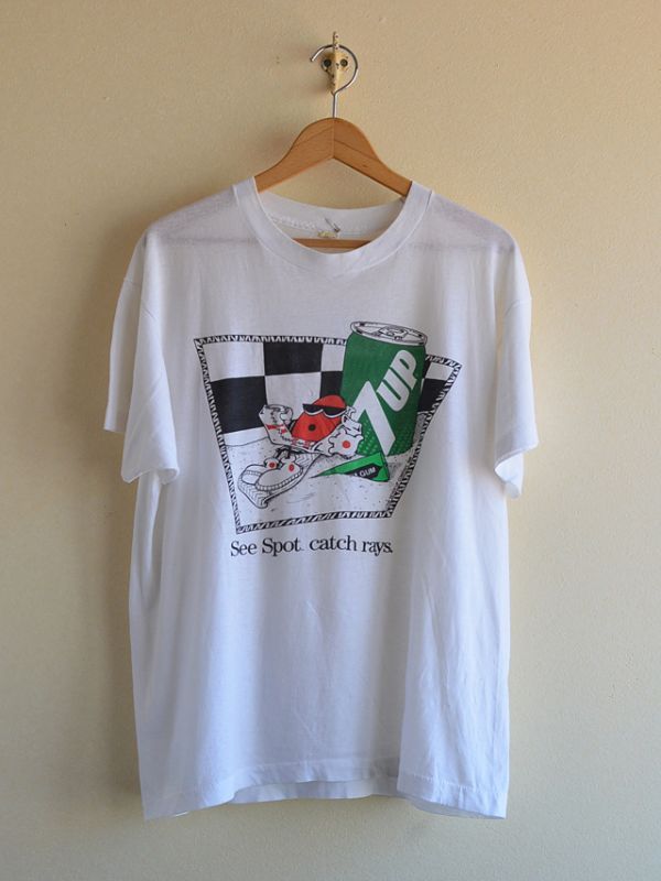 1980s 7UP Tシャツ 表記XL - 古着屋HamburgCafe