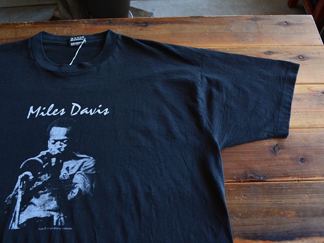 1990s Miles Davis Tシャツ 表記XL - 古着屋HamburgCafe
