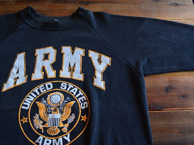 1980s US.ARMY スウェット 表記L - 古着屋HamburgCafe