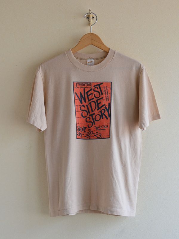 1980s ミュージカル WEST SIDE STORY Tシャツ 表記M - 古着屋HamburgCafe