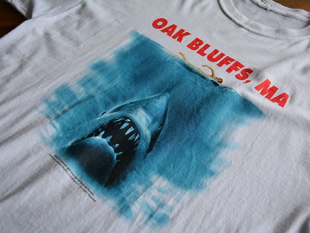 1990s〜 JAWS Tシャツ 実寸XL - 古着屋HamburgCafe